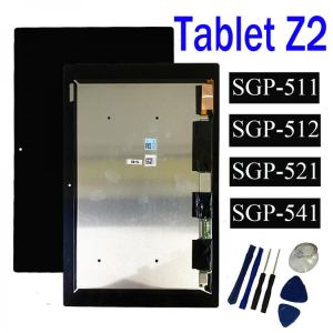 For Sony Xperia Tablet Z2 SGP511 SGP512 SGP521 SGP541 Touch Screen Digitizer Panel with LCD Display Assembly Parts+Tools