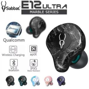 Sabbat E12 Ultra TWS Qualcomm Bluetooth 5.0 Aptx Earphone Wireless Earphones Sports HiFi Stereo Earbuds Noise Reduction Headset