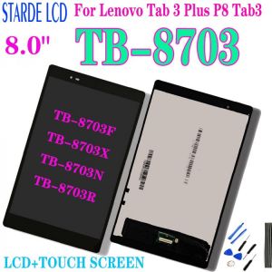 New 8.0" For Lenovo Tab 3 Plus P8 Tab3 TB-8703 TB-8703F TB-8703X TB-8703N TB-8703R LCD Display Touch Screen Digitizer Assembl