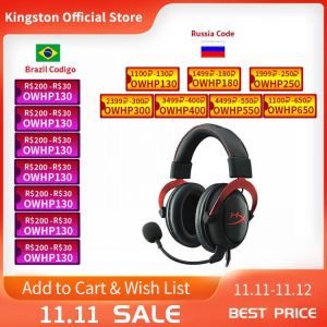 Kingston HyperX Cloud II Gaming Headset with Microphone Hi-Fi 7.1 Surround Sound Gaming Headphone  for PC & PS4