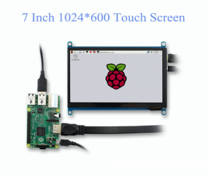 7 Inch Touch Screen Panel IPS hdm raspberry display LCD DIY Monitor capacitive Touch HDMI Display 1024x600 Portable HD Display