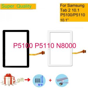 Touchscreen For Samsung Galaxy Tab 2 10.1 GT-P5100 P5100 P5110 N8000 Touch Screen Digitizer Panel Sensor Tablet Glass