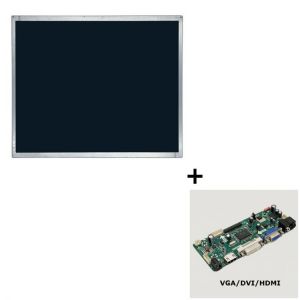 M170ETN01.1 17 inch 5:4 1000:1 30 Pin LVDS Interface Industrial LCD Screen Display Panel With Control Card