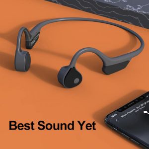 PR09 Bone Conduction Headphones  Hands-free Earbuds HiFi Stereo Wireless Bluetooth Outdoor Sports WaterProof Earphone With Mic