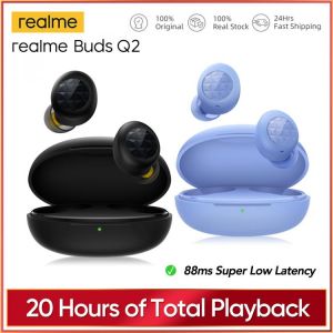 realme Buds Q2 TWS Wireless Headphones Bluetooth 5.0 Earphones Touch Control 20 Hours of Total Playback 88ms Super Low Latency