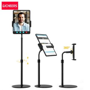 LICHEERS Tablet Holder Phone Stand Adjustable Bracket Desktop Tablets Stand Mount Support For iPhone Samnsung Xiaomi iPad Air