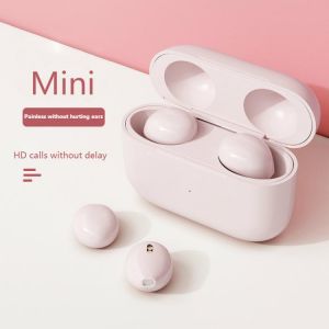 Mini Invisible Bluetooth Earphone TWS In Ear Wireless Earbuds Waterproof Sports Stereo Headset Touch Control with Charging Case