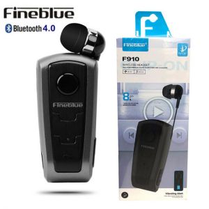 100% Original Fineblue F910 Wireless Bluetooth V4.0 Headset In-Ear Vibrating Alert Wear Clip Hands Free Earphone For Smartphones