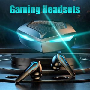 TWS Gaming Headset Bluetooth 5.1 65ms Low Latency Wireless Earphone with Bass Sports Bluetooth Headphones Gamer Earbuds