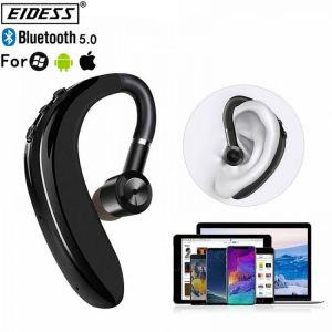 New Business Bluetooth Headset Bluetooth 5.0 Earpiece Handsfree Headphones Mini Wireless Earphone Earbud Earpiece For All phones
