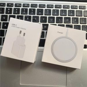 Orignal 15W Magnetic Wireless Charger For iPhone 12 Pro Max 12 Mini Fast EU Plug Fast 20W Charger QI Charging 11 XS XR