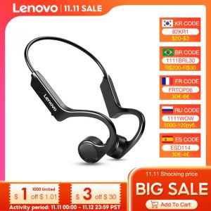 Lenovo X4 Bone Conduction Bluetooth Earphone Sport Running Waterproof Wireless Bluetooth Headphone 2021 New Designed