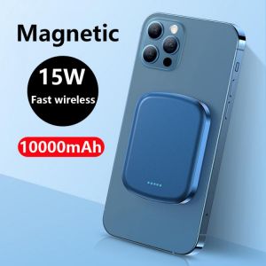 10000mAh Magnetic Wireless Power Bank 15W Mobile Phone Fast Charger For iPhone 12 13 12Pro 13Pro Max External auxiliary battery