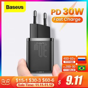 Baseus Super Si 30W USB C Charger For Macbook iPad Pro QC PD 3.0 Fast Charging Type C Charger For iPhone 12 11 Pro XS Max Xiaomi