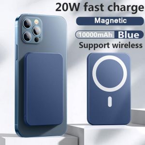 2021 15W 10000mAh NEW Magnetic Wireless Power Bank Fast Charger For iPhone 12 13 Pro Max Mobile Phone External Auxiliary Battery