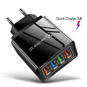USB Charger Quick Charge 3.0 For Phone Adapter for iPhone XR Huawei Tablet Portable EU/US Plug Wall Mobile Charger Fast Charging