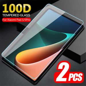For Xiaomi Pad 5 Pro Glass 2pcs Cover Tempered Glass Xiomi Mi Pad5 5Pro Pad5Pro 11inch Tablet Screen Protector Safety Guard Film