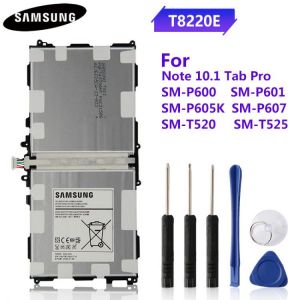 Original Tablet Battery T8220E T8220C T8220U T8220K for Samsung Galaxy SM-P601 P600 T520 T525 P605 P607T Note 10.1 2014 8220mAh