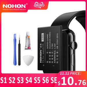 NOHON A1579 A1578 A1760 A1848 A1847 Battery For Apple Watch Series 1 2 3 4 5 6 SE S1 S2 S3 S4 S5 S6 Bateria Free Tool 40mm 44mm