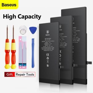 Baseus Phone Battery For iPhone 5S 7G 8G 6S PLUS 8 PLUS X XS MAX XR High Originl Capacity Replacement Batteries with Free Tools