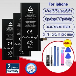 Battery For iPhone 6 6S 5 5S SE 6P 6SP 7 7Plus 8 8Plus X XR XS MAX 11 11 Pro Replacement Batteria +free Toos