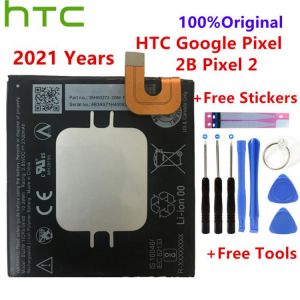 2700mAh BG2W Battery For HTC Google Pixel 2B Pixel 2 Muski Mobile Phone Replacement  Li-ion Batteries Gift Tools +Stickers