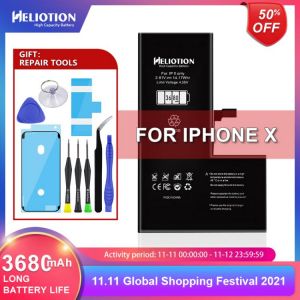Heliotion Battery For Iphone X Battery 3680mAh High Capacity Replacement Battery for IPhone With Repaire Kit Tools