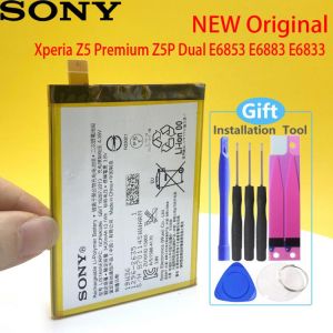 100% Original SONY Xperia Z5 Premium Z5P Dual E6853 E6883 Genuine Phone High Quality 3430mA LIS1605ERPC Battery