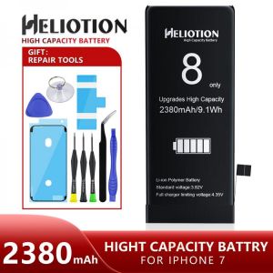 Heliotion Battery For Iphone 8 Battery High Capacity Battery 2380mAh Li-Polymer Built in Bateria for Apple with Tool Kits
