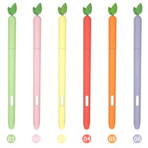 Stylus Pen Case Skin For Samsung Galaxy Tab S6 Lite Pencil Case Cover Pen Bag Non-slip Protection Silicone Sleeve For Tab S6Lite