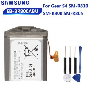 Original Replacement Battery EB-BR800ABU EB-BR810ABU EB-BR170ABU For Samsung Gear S4 SM-R800 SM-R810 SM-R805 SmartWatch Battery