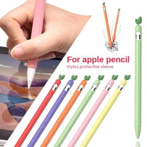 Protective Cover Case For Apple Pencil 2 Silicone Case For iPad Pencil 1 2 Anti-lost Case For Apple Pencil 2 1 Stylus Protector