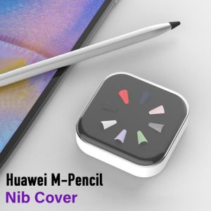 8pcs TPU Soft Silicone Protective Tip Cover For Huawei M-Pencil Tablet Touch Screen Stylus Pen Anti-scratch Nib Case Accessories