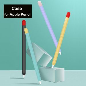 For Apple Pencil 2 1 1st 2nd Case Pencil Case Tablet Touch Stylus Pen Protective Cover Pouch Soft Silicone Case For Ipad Protect
