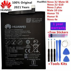 Hua Wei original Real 3340mAh HB356687ECW For Huawei Nova 2 plus/Nova 2i/ G10/Mate 10 Lite/ Honor 7x/Honor 9i Batteries+Tools