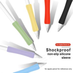 Silicone Pouch Protective Cover For Apple Pencil 1 2 Anti-scratch Tablet Touch Screen Pen Case For iPad Pencil 1 2 Accessories