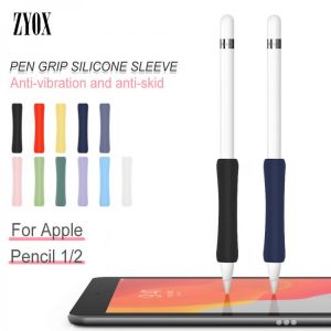 TPU Silicon Protective Pouch Stylus Anti-Scratch Case Non-Slip Cover For Apple Pencil 1 2 Touch Screen Pen Sleeve Accessories