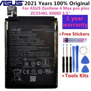 ASUS C11P1612 Original Battery For ASUS Zenfone 4 Max pro plus ZC554KL X00ID 5.5" 5000mAh High Capacity +Tools