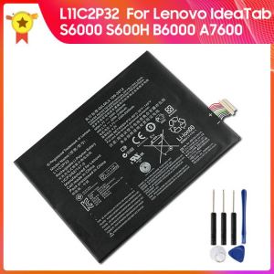 Genuine Replacement Battery L11C2P32 L11C2P31 For Lenovo IdeaTab S6000 S600H B6000 A7600 6340mAh 4.2V 23Wh