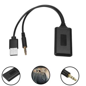 Universal Car Bluetooth Radio Cable Adapter Car Aux Bluetooth Music Audio Receiver Car Charger Adapter For BMW E90 E91 E92 E93