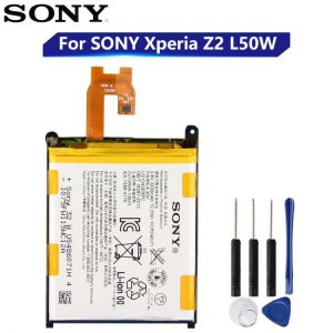 Original Replacement Sony Battery For SONY Xperia Z2 L50w Sirius SO-03 D6503 D6502 LIS1543ERPC Genuine Phone Battery 3200mAh