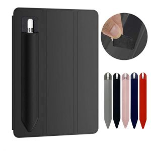 Universal Adhesive Pencil Holder for Apple Pencil Sticky Holder PU Bandage Cover for Samsung Tablet Touch Pen Protective Bags