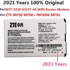 New High Quality Battery Li3723T42P3h704572 For ZTE MF91 MF90 4G WIFI Router Modem 2300mAh Rechargeable Batterie In stock