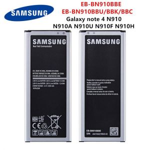 SAMSUNG Orginal EB-BN910BBE EB-BN910BBK EB-BN910BBC EB-BN910BBU 3220mAh Battery For Samsung Galaxy Note 4 N910 N910A/V/P/T/H NFC