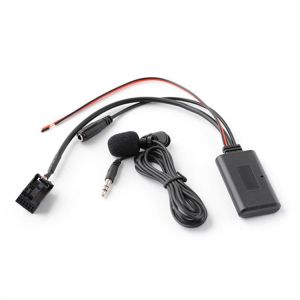 Auto Accessories Car Audio BT Adapter + Microphone AUX Adapter Wireless Radio Stereo Cable for BMW X3 X5 Z4 E83 E85 E86 E39 E53