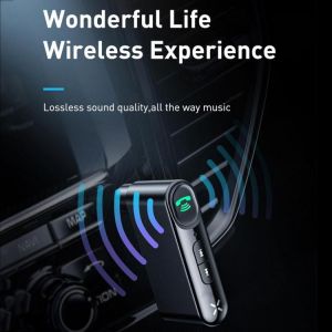 Car AUX Bluetooth Receiver 3.5mm Jack Audio Music Bluetooth 5.0 Car Kit Wireless Handsfree Speaker Car Home Bluetooth Adapter