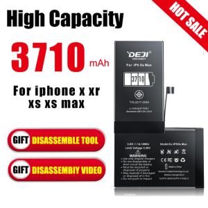 DEJI for iphone x xr xs xs max battery high capacity replacement battery for X with tool kits 3010mah 3210 3510 3710 bateria