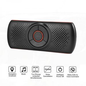 Car Multi-Function Bluetooth-Compatible 4.2 Speakerphone Handsfree Kit MP3 Player Adapter Fit For Android Siri Google Assistant