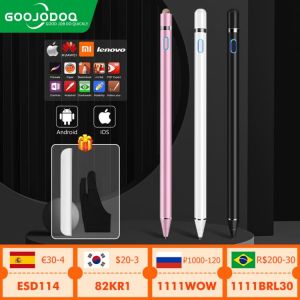 GOOJODOQ Stylus Pen for Android IOS for iPad Apple Pencil 1 2 Stylus for Android Tablet Pen Pencil for iPad Samsung Xiaomi Phone