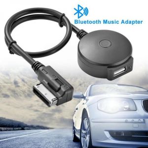 NEW Bluetooth Auxiliary Receiver Cable Adapter For Audi Before 2010 Audio Input Q7 AUX Q5 A4 AMI Interface A6 A5